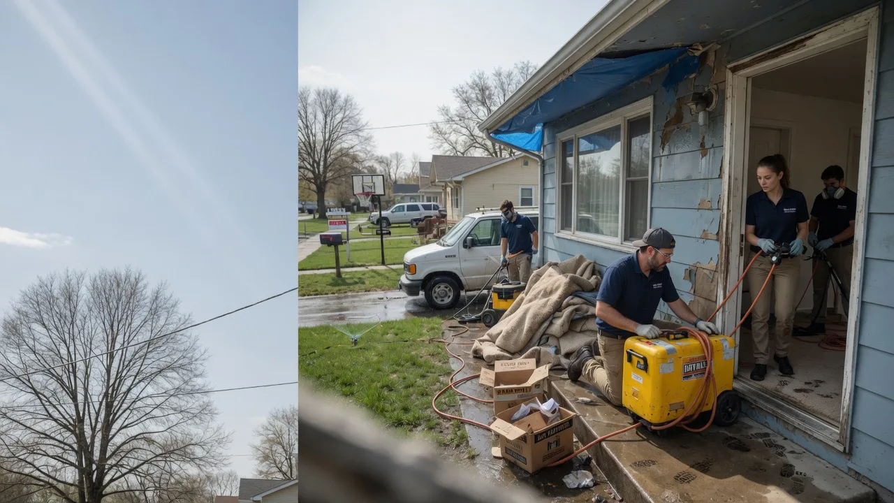 Basement Flood Cleanup in Warren, IL near me